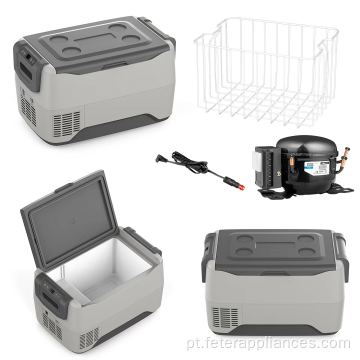 Mini refrigerador portátil DC para carro com compressor para ambiente externo / doméstico